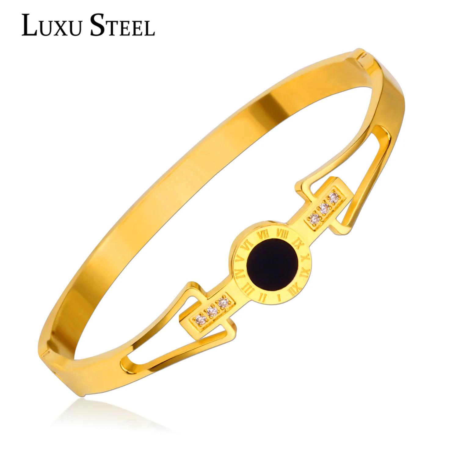 Роскошные браслеты высокого качества женские золотые из нержавеющей стали