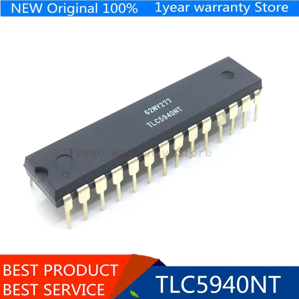 10 шт./лот TLC5940NT TLC5940 DIP 28 новый оригинальный IC в наличии!|Пульты ДУ| |