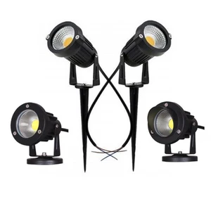 Уличный светодиодный светильник для сада, газона 5 Вт, 10 Вт, пейзажная лампа с шипами, водонепроницаемая лампа AC85-265V 12 В постоянного тока, теплый белый зеленый прожсветильник s