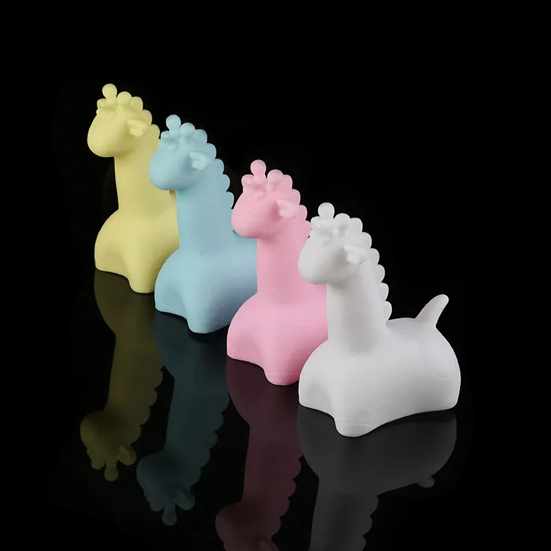 

Mycyk Ins светильник в форме сердца для девочек, детские светящиеся игрушки, Мультяшные Жирафы с клеем, светодиодный ночсветильник в форме муль...