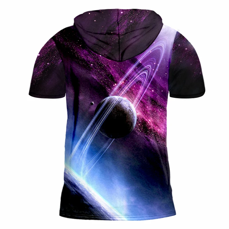 OGKB футболка с капюшоном для взрослых модные новые 3D футболки принтом звездного