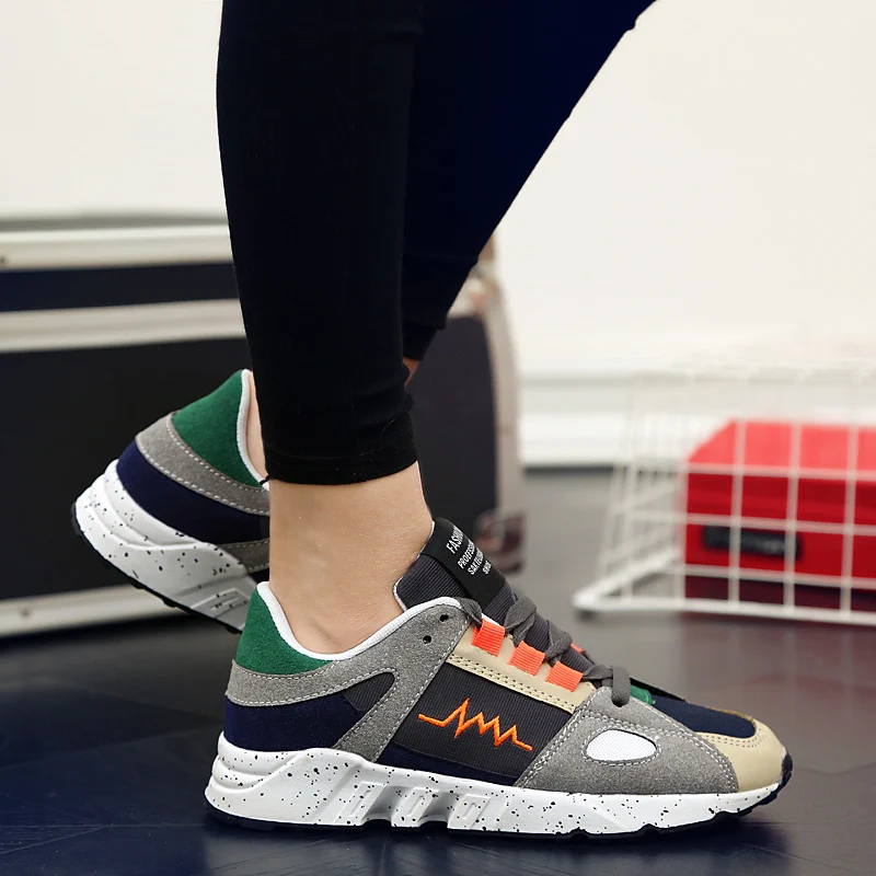 Новинка 2017 года сезон весна осень мужские и женские кроссовки спортивные дышащие