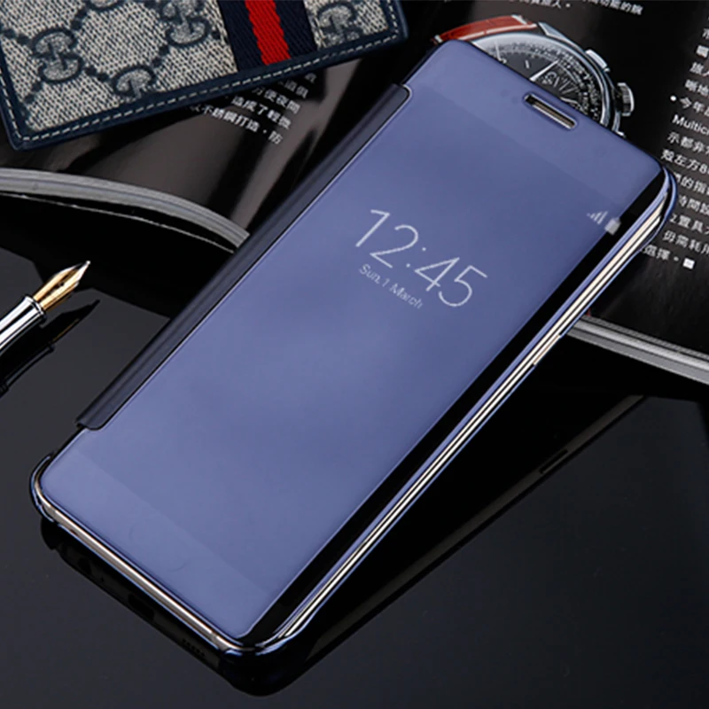 Модный чехол для макияжа с зеркальным покрытием Samsung Galaxy A3 2017 a320/A5 A520/A7 A720