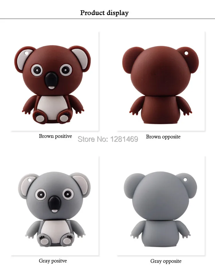 Usb флеш-накопитель мультяшная Милая австралийская коала модель usb 2 0 u флеш-диск 2G