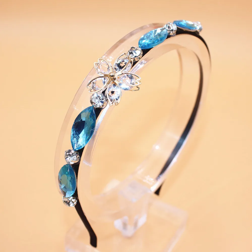 Диадема для волос с кристаллами и диадемой девочек стразы вечерние вечеринки