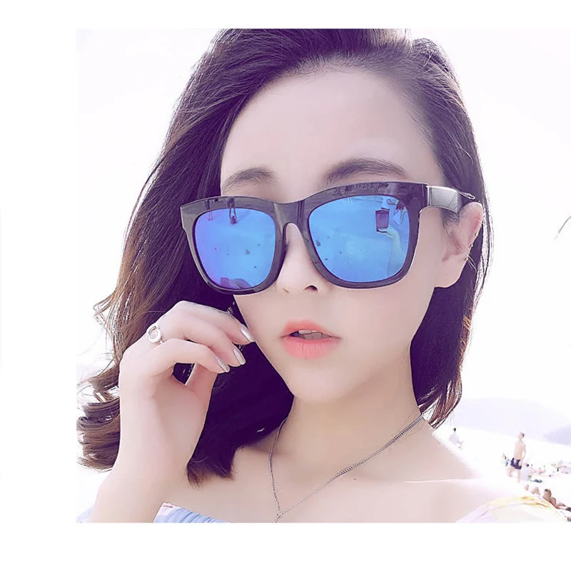 Солнцезащитные очки DIDI Lovers квадратные Магнитные на клипсе для женщин с покрытием