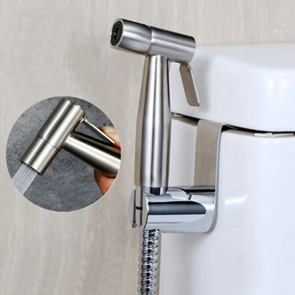 Personal Hygiene Adapter Handheld Pressure Bidet Sprayer Stainless Steel Hose Portable Toilet Cleaning With Chrome T- | Обустройство