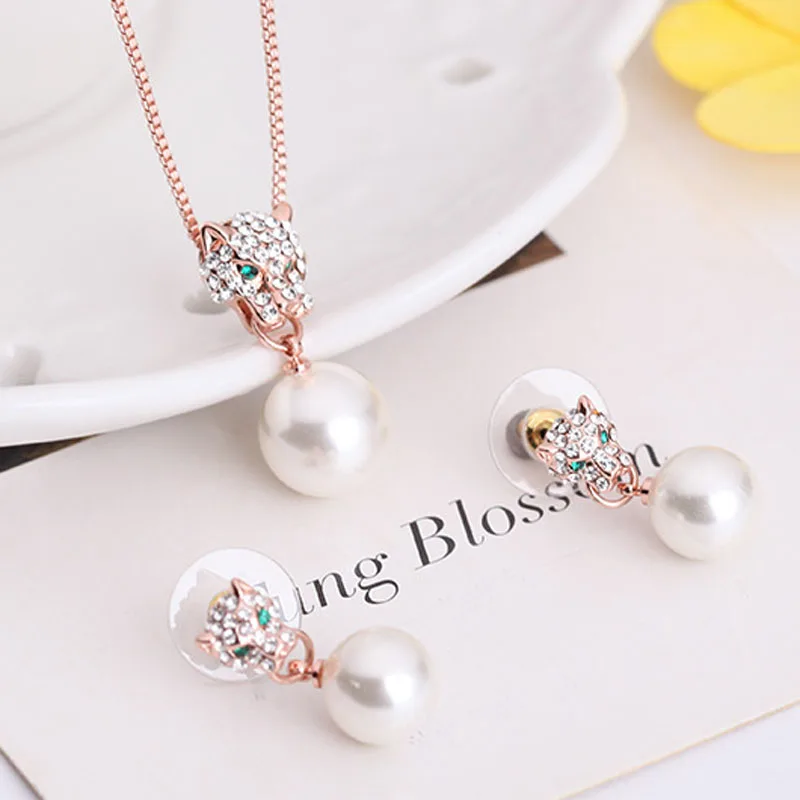 Розовое золото цвет прозрачный кристалл кластер имитация жемчуга леопард