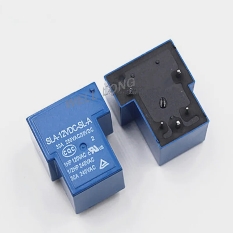 20 шт T90 катушка реле 12VDC 30A 250VAC 5 pin SLA-12VDC-SL-A PCB типа. | Обустройство дома