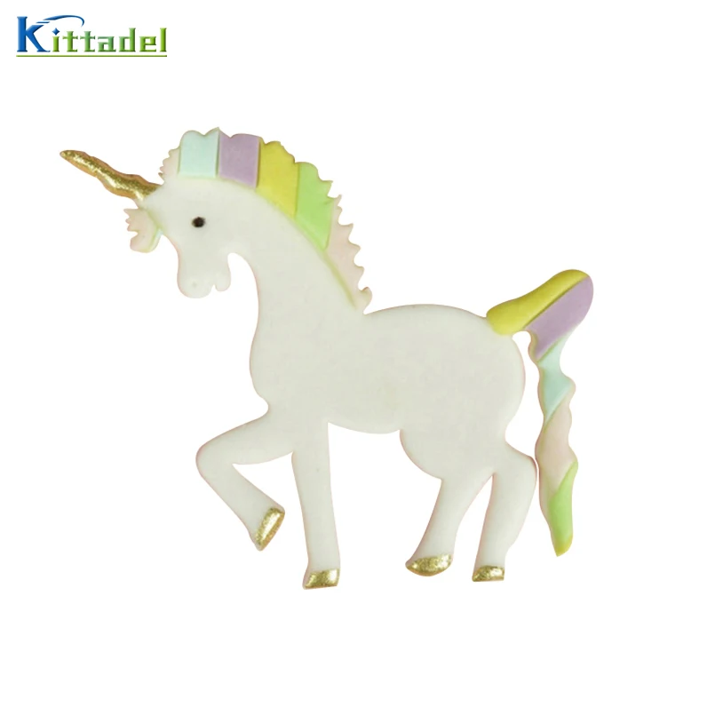 Пластиковые в форме единорога тиснение печенье формы для сахара DIY Хлеб нож