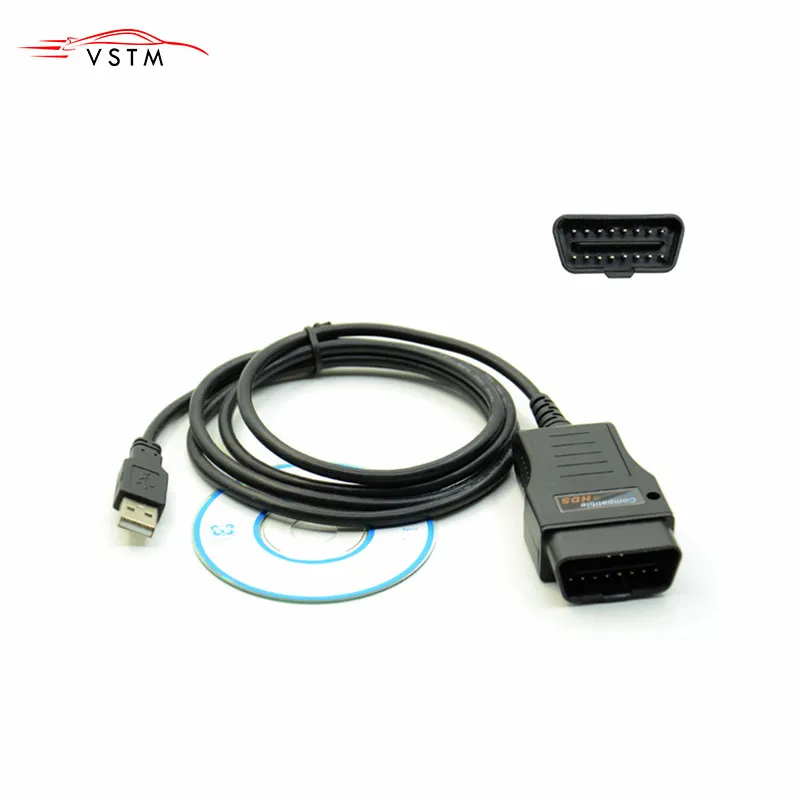 Кабель XHORSE HDS диагностический кабель OBD2 для K Line/KWP/CAN автоматический инструмент