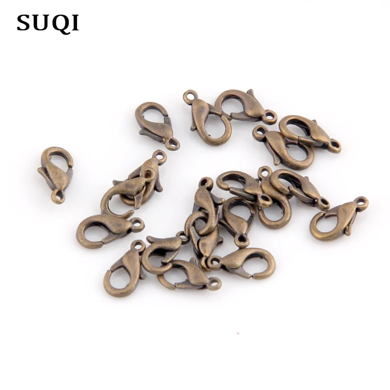 10 PCS/Lot Diy Hand Made Jewelry Accessories Wholesale Metal Vintage Key Lobster Clasp hook lobster clasps hooks jewelry finding | Украшения