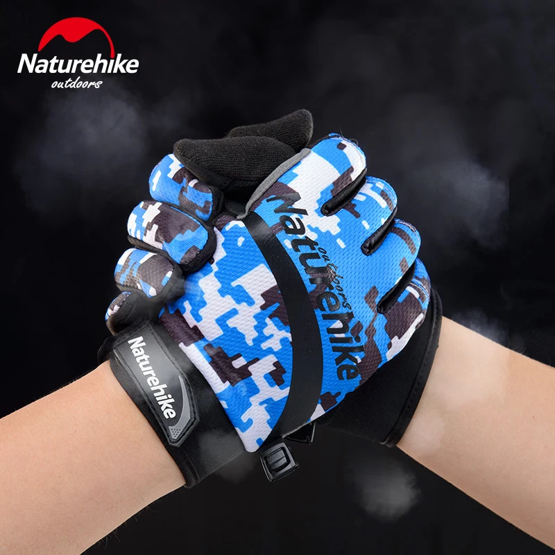 NatureHike тонкие велосипедные перчатки с сенсорным экраном гелевые MTB шоссейные