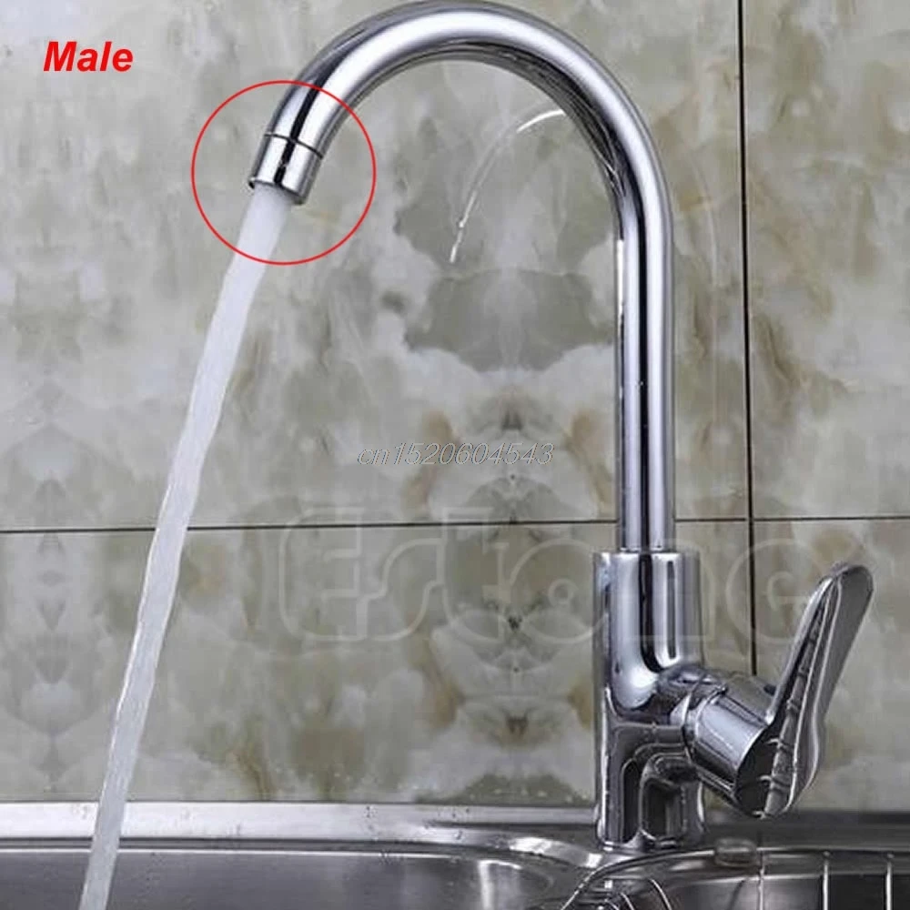 

Water Saving Kitchen Faucet Tap Aerator Chrome Male/Female Nozzle Sprayer Filter R06 Whosale&DropShip
