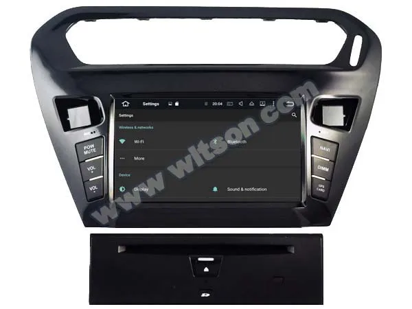 Автомобильный мультимедийный плеер WITSON Android 10 DVD GPS для CITROEN ELYSEE PEUGEOT 301 стерео