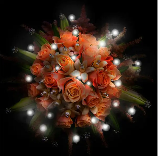 

600pcs/lot Flashing LED Berry Lights Dreamlike Wedding Christmas Party Decoration LED Fairy Pearls Ball for Flower Balloon Decor