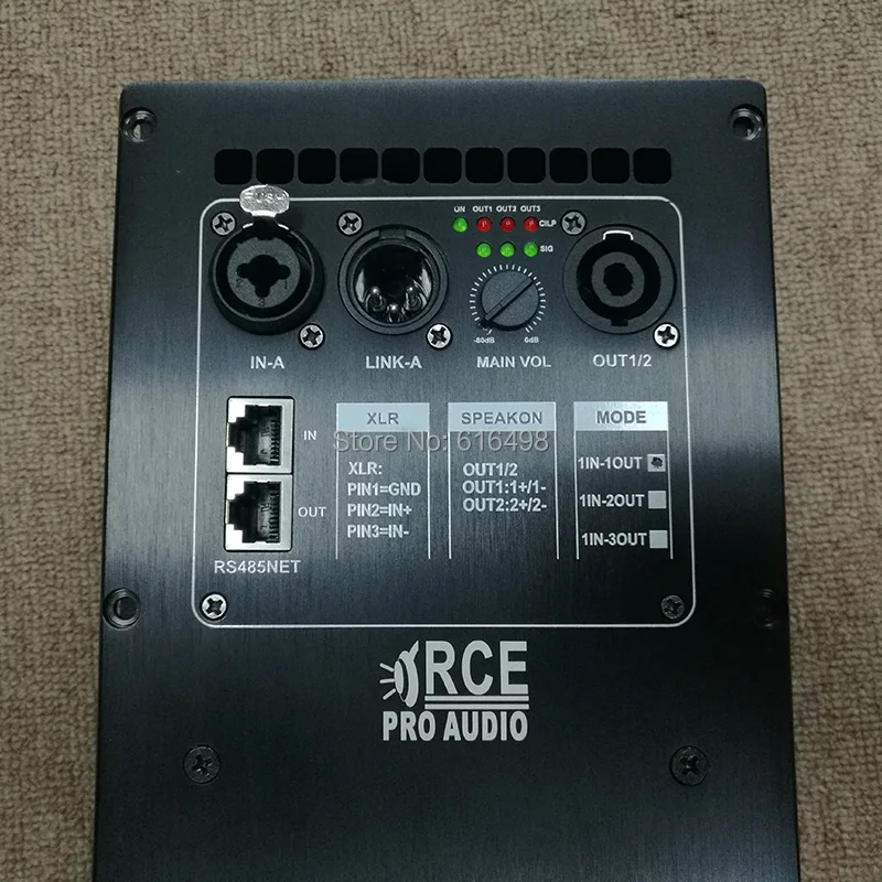 Плата усилителя класса D для сабвуфера динамика RMS 2000 Вт пластинчатый усилитель 1