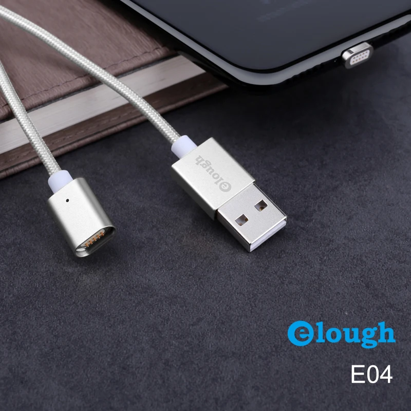 Elough E04 Magnetic Cable For iPhone XS X 7 5 6 Plus iPad Phones Fast Charging USB CableData Wire charger cable | Мобильные телефоны