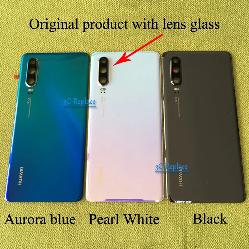 Оригинальная 6 1 дюймовая задняя крышка батарейного отсека для Huawei P30/Huawei P30 Global