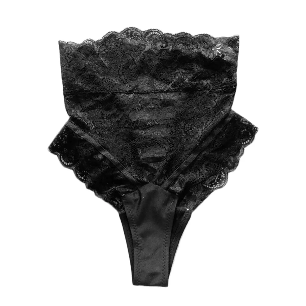 1 шт. женское сексуальное нижнее белье кружевные трусики с высокой талией трусы
