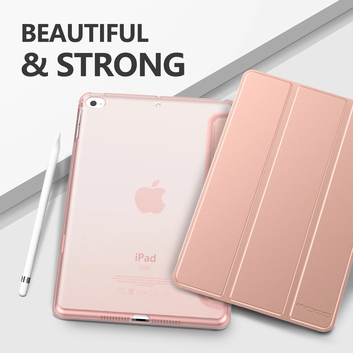 Чехол MoKo для нового iPad Mini 5-го поколения 7," /iPad Mini 4-тонкий легкий смарт-чехол-подставка с автоматическим пробуждением