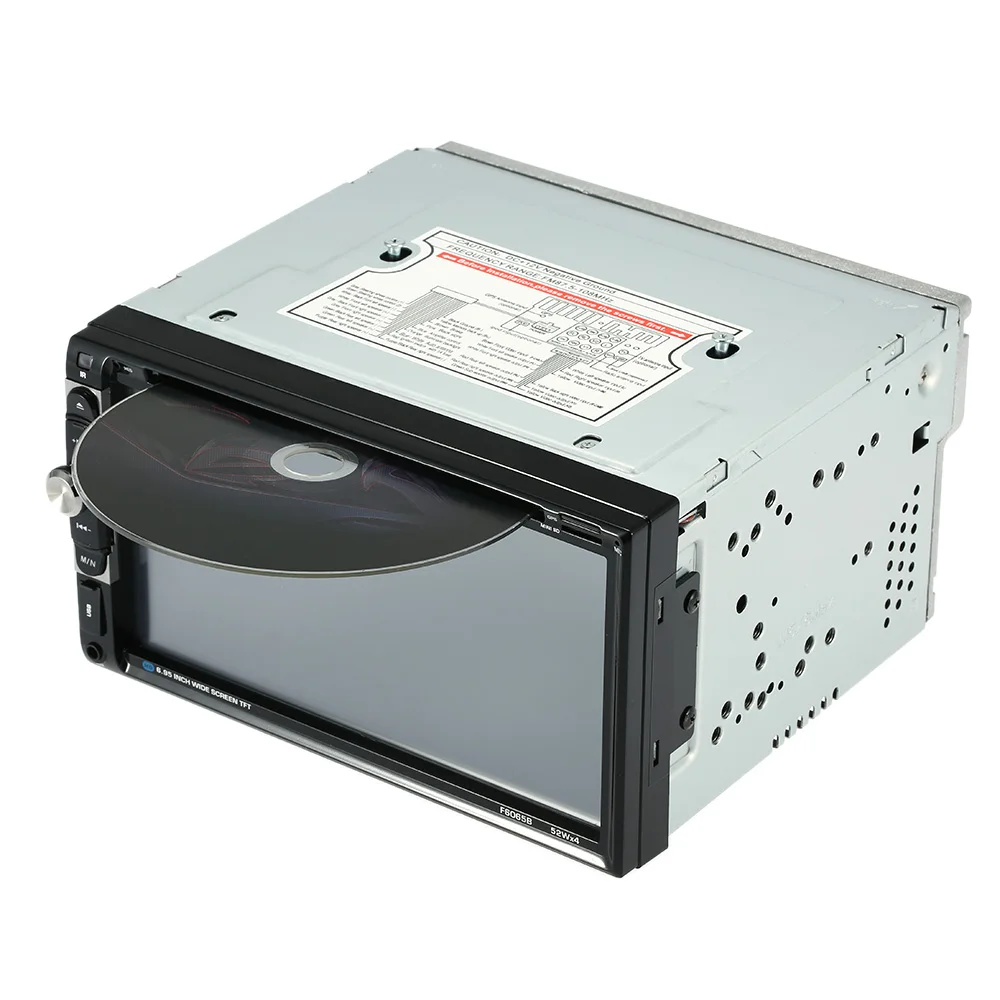 7 дюймовый автомобильный радиоплеер HD сенсорный экран + BT DVD/FM USB порт/Слот для TF