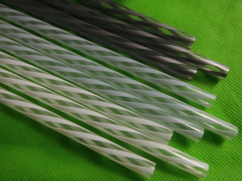 23 см Многоразовые прозрачные цветные пластиковые питьевые соломы различных