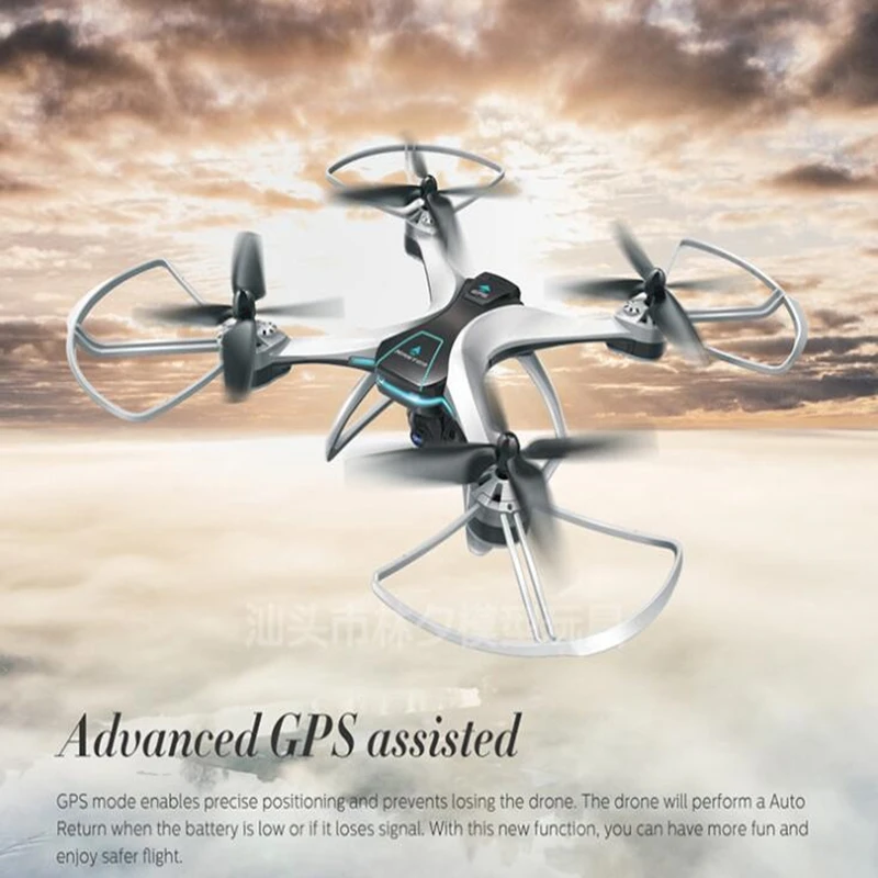 2018 Новый Wifi FPV GPS позиционирование следуй за мной Дрон вертолет 1080P HD камера RC
