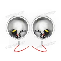 4 5 inch passing light housing bucket fog light auxiliary passing lamp mounting lamp holder for touring electra glide