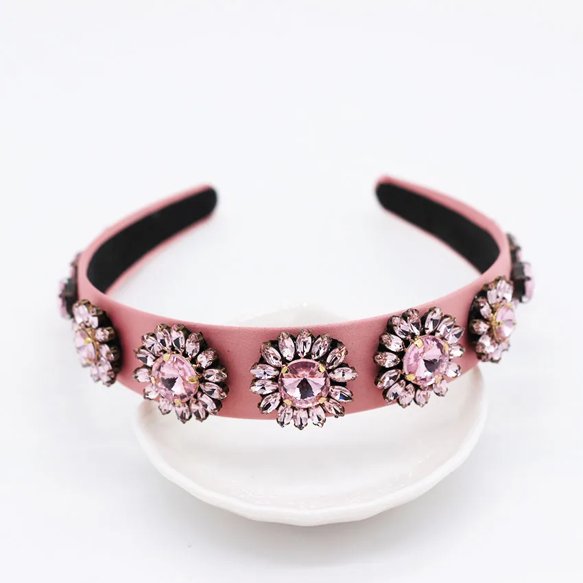 Новинка повязка на голову в стиле барокко европейском и американском Стразы