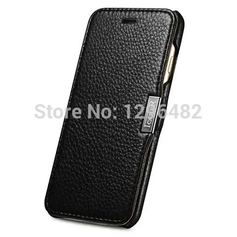 2015 Durable stylish Magnetic Lichee Pattern Premier Real Leather Original Flip Case Slim-fit For iPhone 6 4.7 inch |