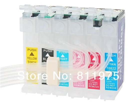 Чернильный картридж для принтера epson T0821-T0826 R290 R270 R390 RX590 RX610 RX690 RX615 | Компьютеры и