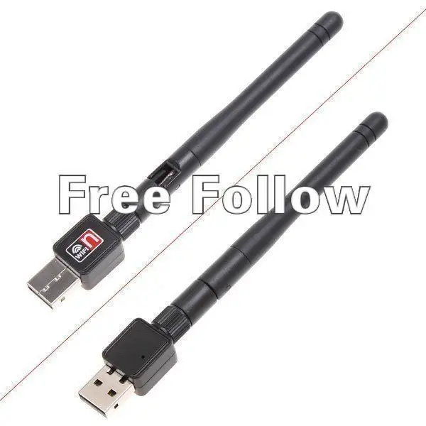 hot!802.11 n/g/b Mini 150M USB Wireless WiFi Network Card LAN Adapter with Antenna 10pcs/lot Free Shipping+Fast delivery! | Компьютеры и