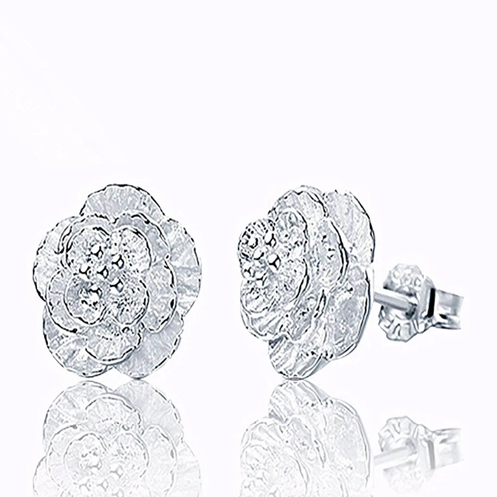 Женские серьги гвоздики в виде цветка вишни|flower stud earrings|fashion earringsstud earrings |