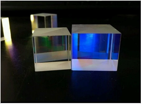 4 шт. 1 9x1 8 см дефектное Оптическое стекло призма крест дихроический X Cube призмы RGB