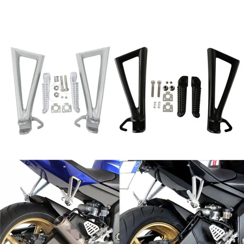 Пара подножек для заднего пассажирского мотоцикла Yamaha YZF R6 2006 2017|Подставки под