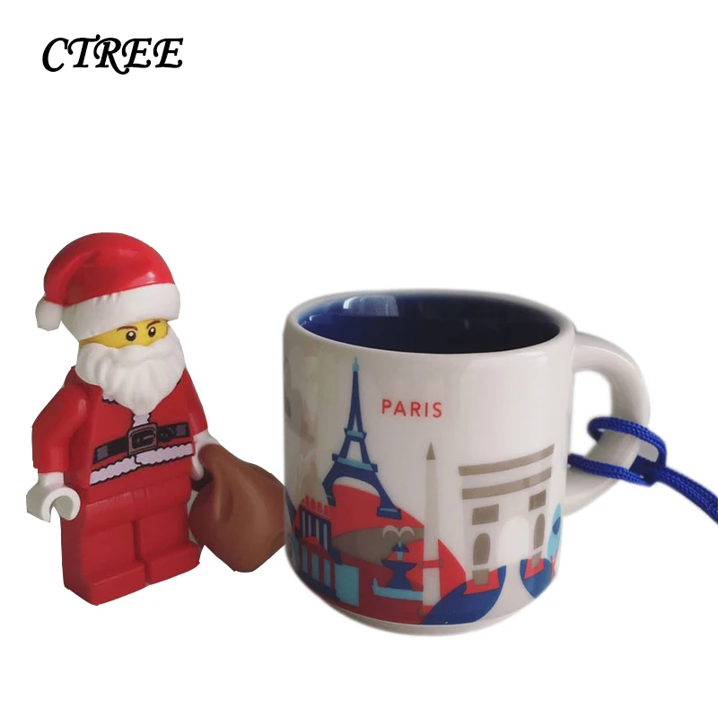 

CTREE 420ml Hand Painted City landscape Colourful Ceramic Household Coffee Cups Tea Milk Cup Office Handle Mark Water Cup CK03