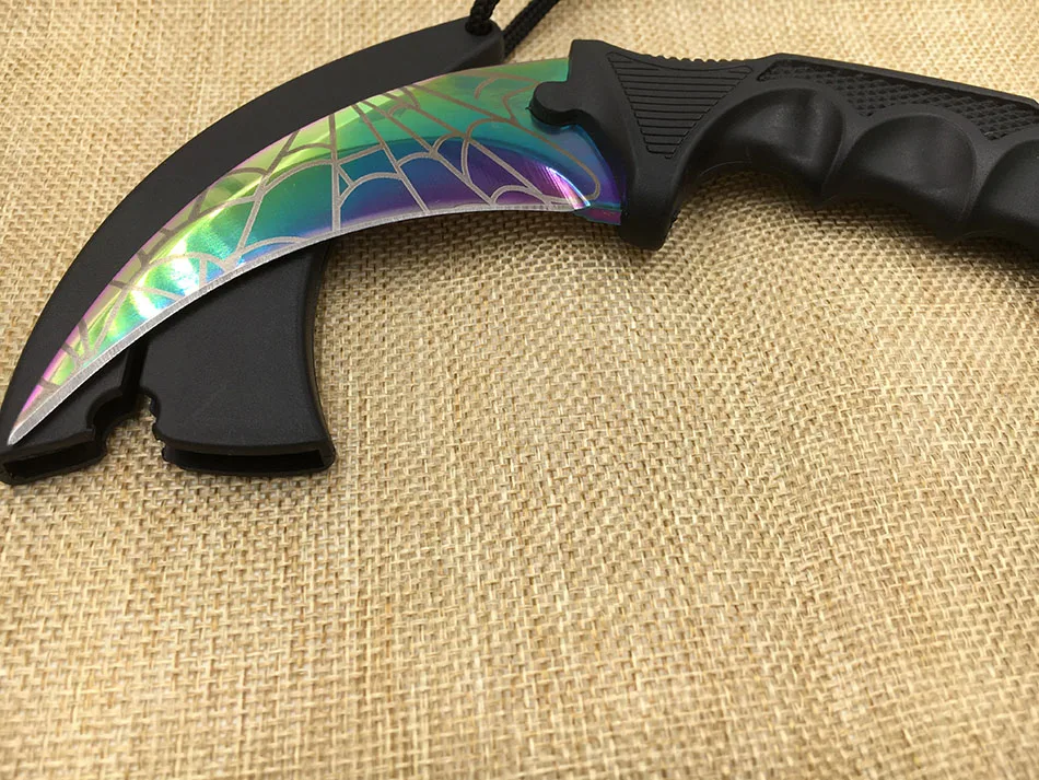 CS Go Counter Strike Коготь Karambit Ножи Средства ухода за кожей Шеи с оболочкой зуб тигра