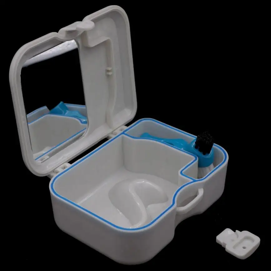 Чехол для зубных протезов ящик ванной чехол хранения контейнеров аксессуары