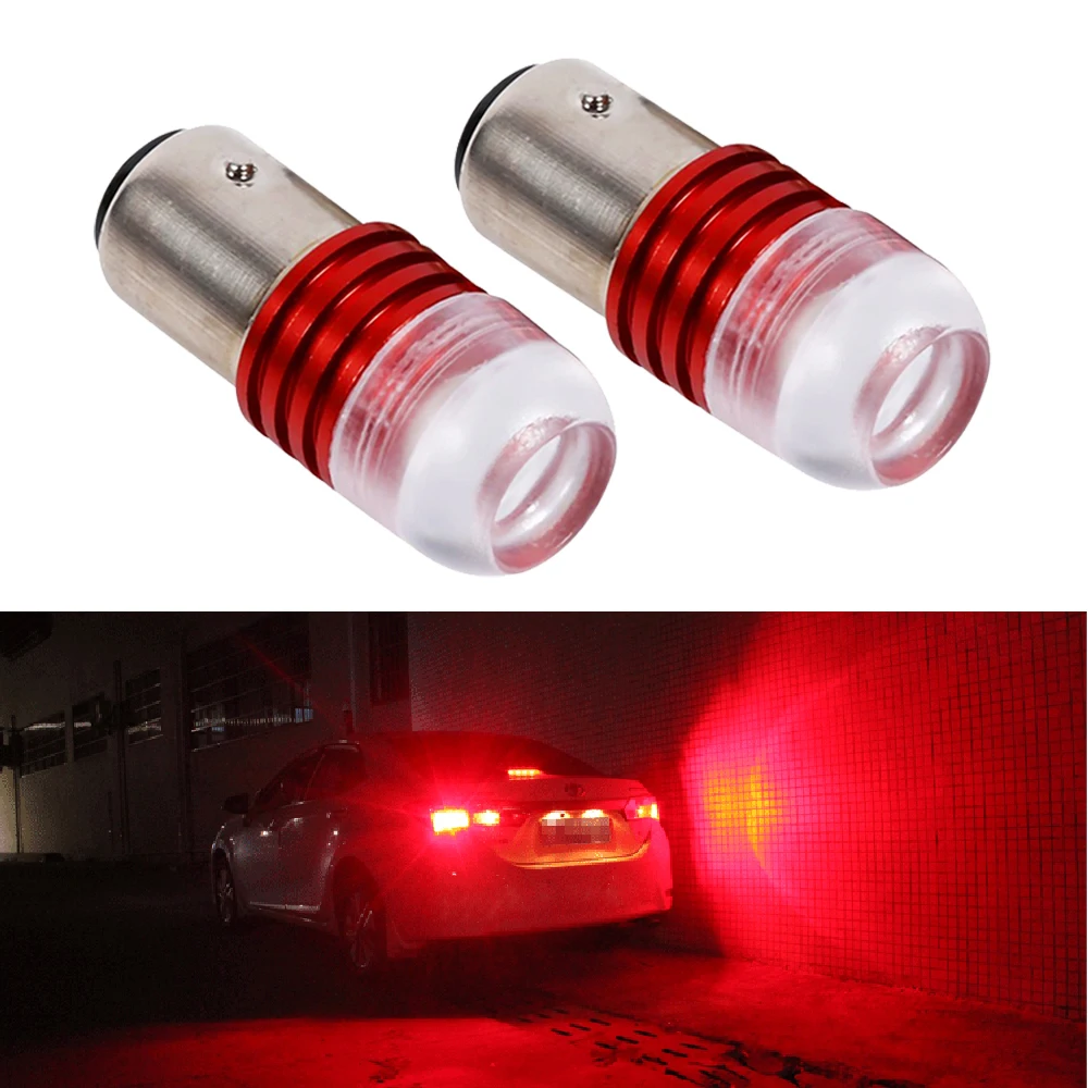 2 шт. Авто 1157/2357 led BAY15D P21/5 Вт проблесковая вспышка светильник тормозной мерцающий