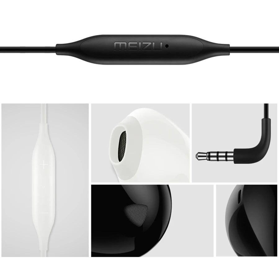 Оригинал Meizu EP2X наушники с микрофоном 3 5 мм AUX HIFI стерео звук для Pro 6 6s pro5 Xiaomi samsung