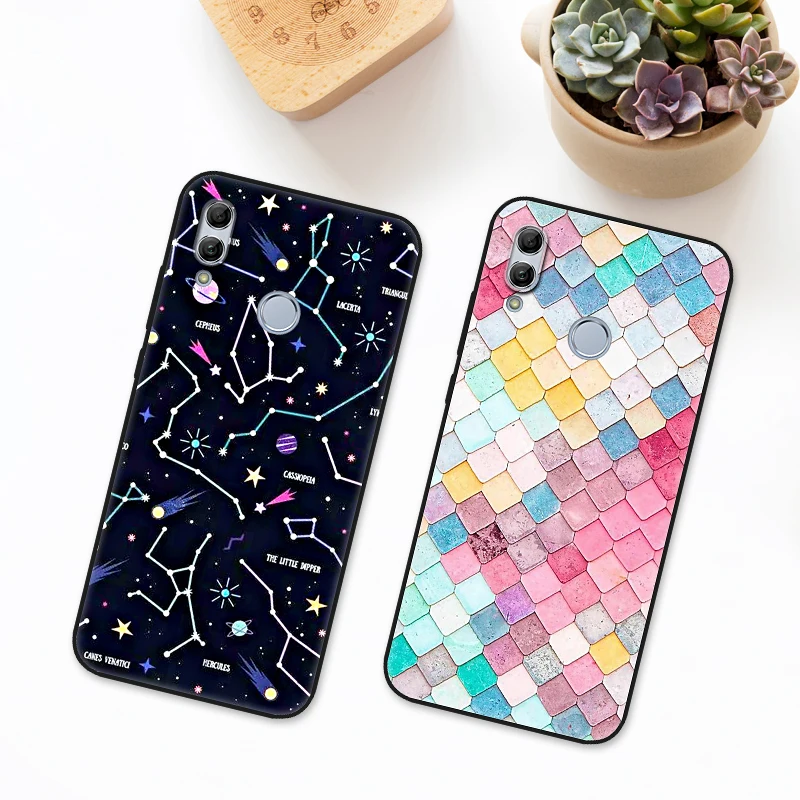 Чехол для телефона Huawei Honor 10 Lite 6 21 мягкий силиконовый чехол из ТПУ защитный с