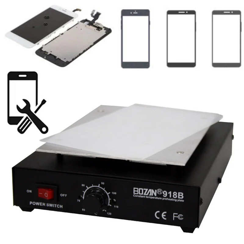 Бренд 550W ЖК экран сепаратор 110V 220V машина для удаления стекла авто тепло гладкая