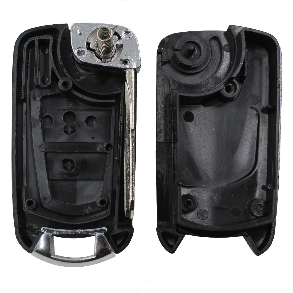 Складной чехол KEYYOU для ключей с 2 кнопками и дистанционным управлением HU46 Blade Vauxhall