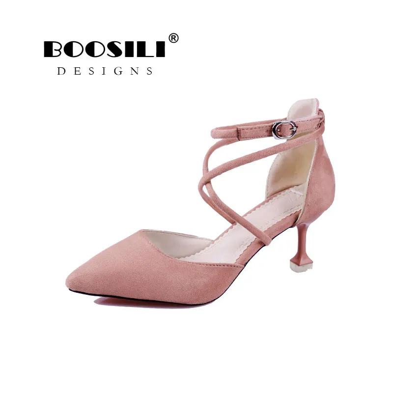 Sapatos Mulher Real Boosili 2020 New Fashionable Casual Ladie's Sandals High Quality Breathable Tide Lady's Shoes High-heeled