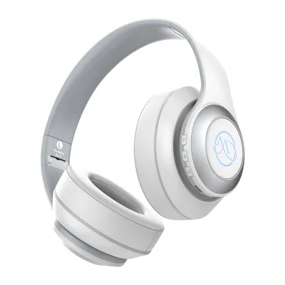 Беспроводные наушники Bluetooth наушники гарнитура Высокая точность стерео Бас светодиодный светильник геймер с микрофоном auriculares для телефона - Цвет: White