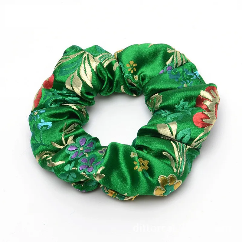 Женская резинка для волос с вышивкой в китайском стиле эластичная лента