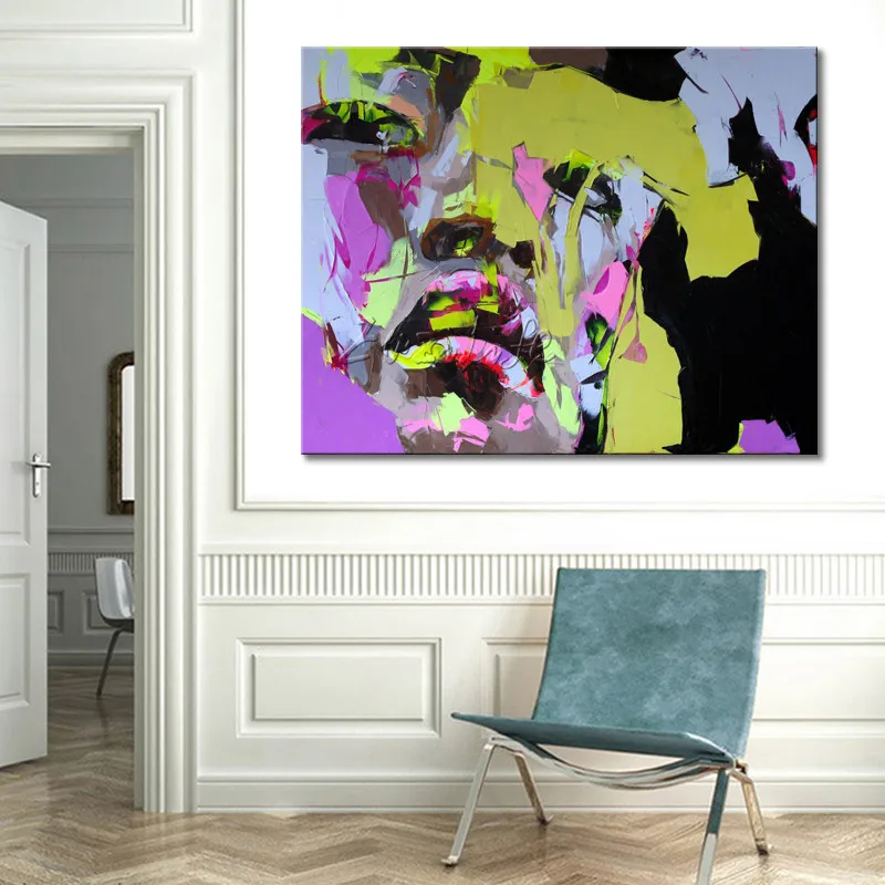 Francoise Nielly на холсте палитра нож для лица картина маслом настенные художественные
