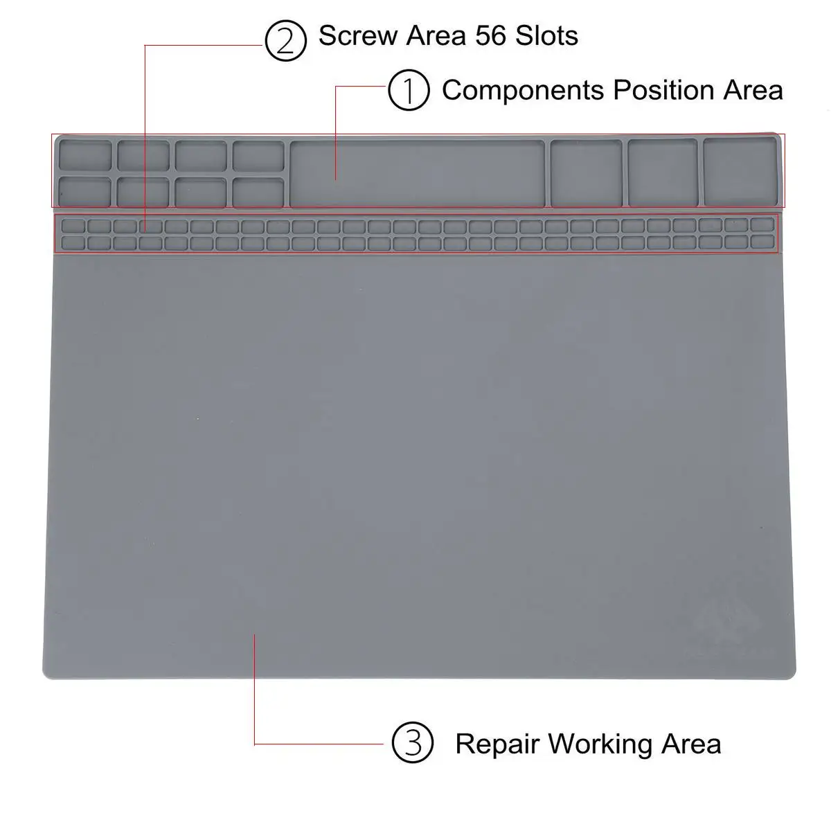 Паяльная станция коврик паяльный термостойкий силиконовый теплоизоляционный
