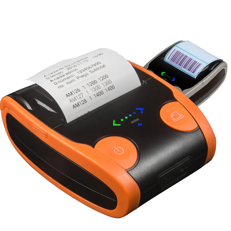 RUGLINE Мини Bluetooth принтер термопринтер Карманный Портативный квитанция билетов USB